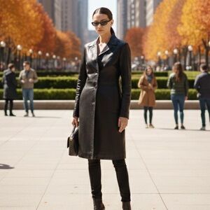 Talula Babaton (Aritzia) Leather Coat – XS